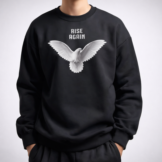 Winter Pack of 2 Premium Rise again print and King print Full Sleeve sweatshirt For Men