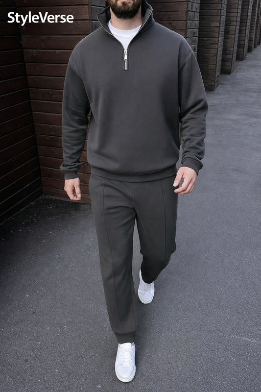 Zip style Plated trouser Tracksuit
