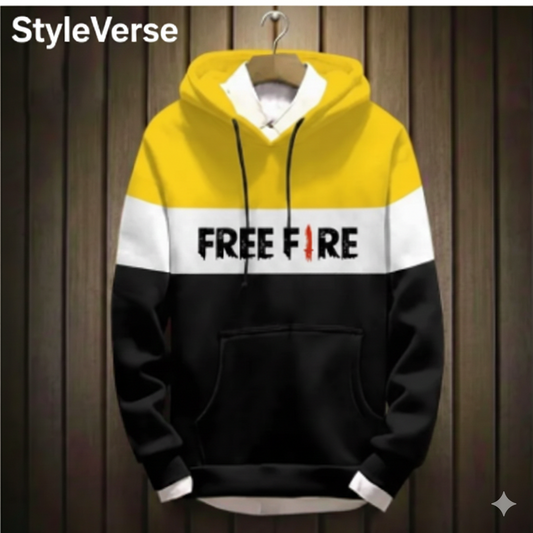 StyleVers Free Fire Hoodie – Warm Fleece Gaming Winter Wear