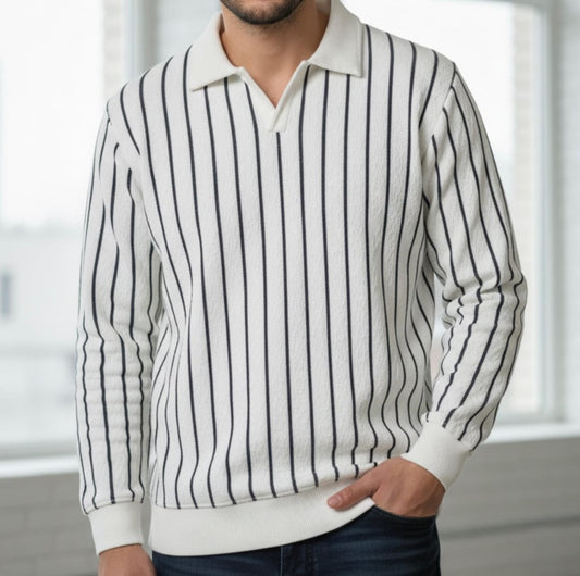 StyleVerse Lining Printed Full sleeve Tshirt