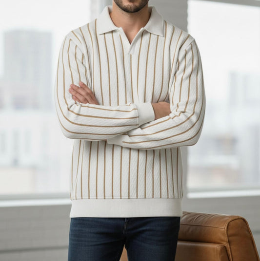 StyleVerse Lining Printed Full sleeve Tshirt