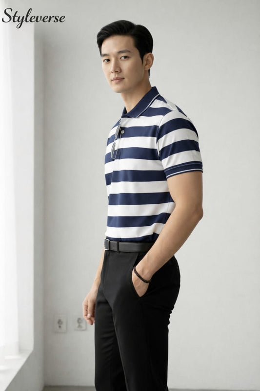 StyleVerse Old money
Button Stripe
Printed Polo