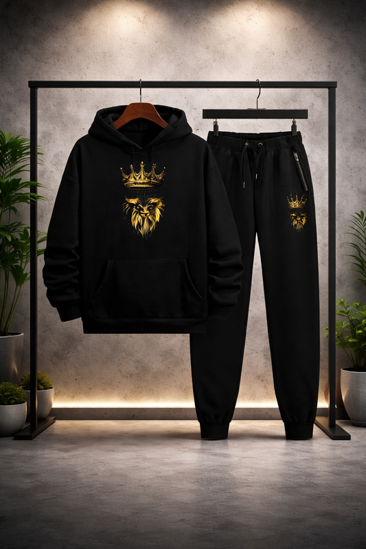 Christiano Ronaldo CR7 printed kangroo hoodie + trouser Winter Track Suit for men and boys