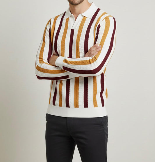 StyleVerse Lining Printed  Full sleeve Tshirt