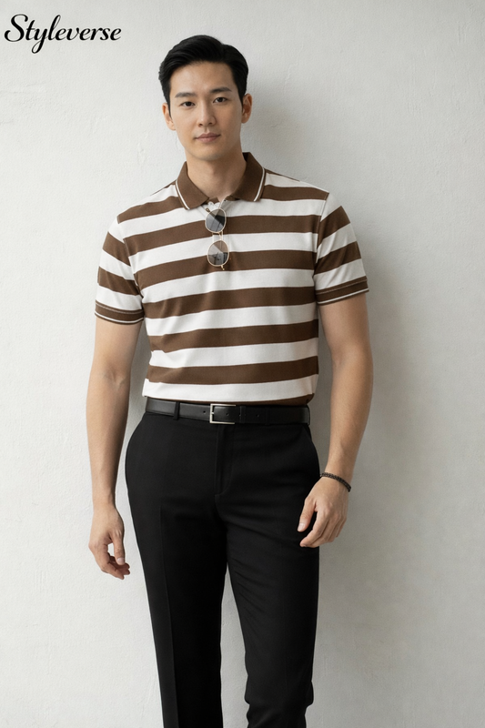 StyleVerse Old money
Button Stripe
Printed Polo